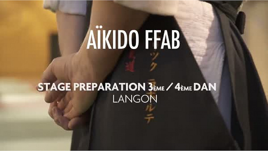 Aïkido: Stage national préparation 3e et 4e dan Langon (33) FFAB